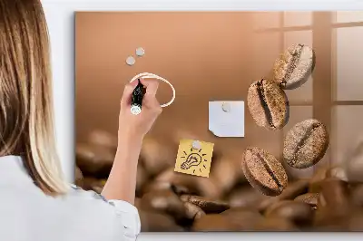 Magnetická popisovací tabule kávová zrna