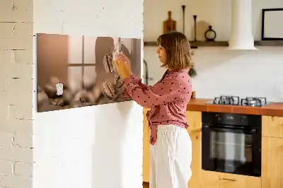 Magnetická popisovací tabule kávová zrna