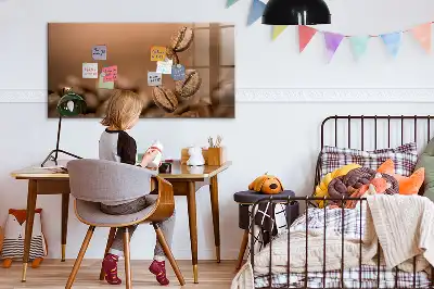 Magnetická popisovací tabule kávová zrna