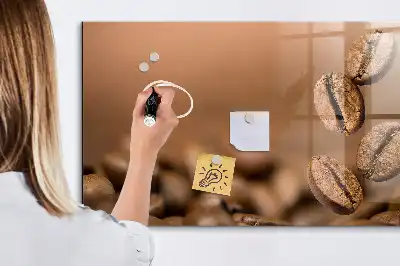 Magnetická popisovací tabule kávová zrna