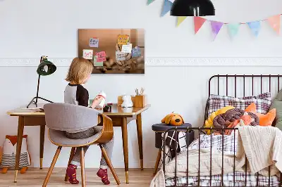 Magnetická popisovací tabule kávová zrna