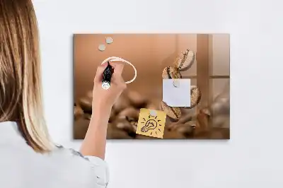 Magnetická popisovací tabule kávová zrna