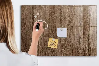 Magnetická tabule na kreslení v dekoru tmavého dřeva