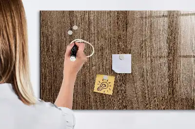 Magnetická tabule na kreslení v dekoru tmavého dřeva