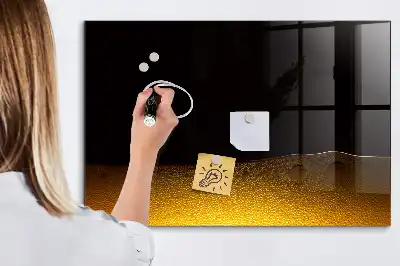 Magnetická popisovací tabule pomerančový džus