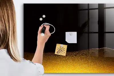 Magnetická popisovací tabule pomerančový džus