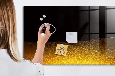 Magnetická popisovací tabule pomerančový džus