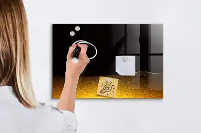 Magnetická popisovací tabule pomerančový džus
