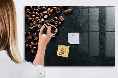 Magnetická tabule na kreslení kávová zrna