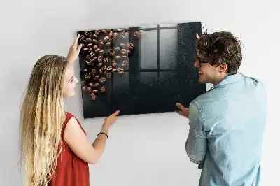 Magnetická tabule na kreslení kávová zrna