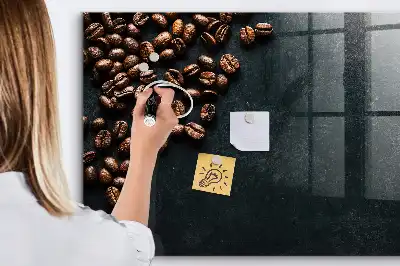 Magnetická tabule na kreslení kávová zrna