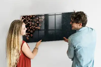 Magnetická tabule na kreslení kávová zrna