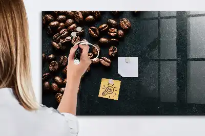 Magnetická tabule na kreslení kávová zrna