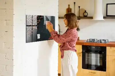 Magnetická tabule na kreslení kávová zrna
