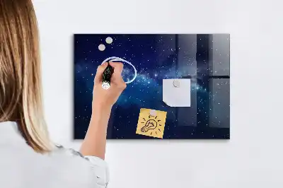 Magnetická kreslicí tabulka téma tmavé oblohy a hvězd