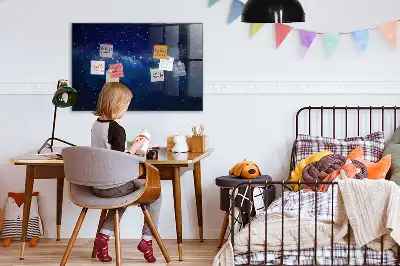 Magnetická kreslicí tabulka téma tmavé oblohy a hvězd