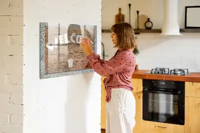 Magnetická kreslicí tabule uvítací tabule