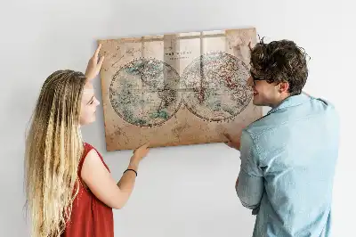 Magnetická tabule na kreslení v podobě glóbusu Země