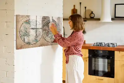 Magnetická tabule na kreslení v podobě glóbusu Země