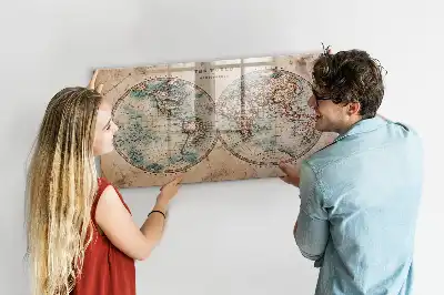 Magnetická tabule na kreslení v podobě glóbusu Země