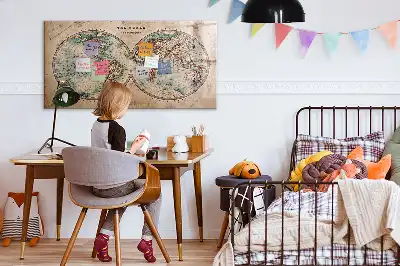 Magnetická tabule na kreslení v podobě glóbusu Země