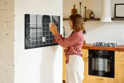 Magnetická popisovací tabule rozvrh hodin