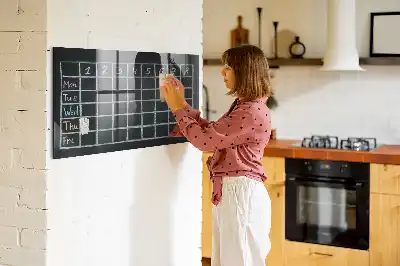 Magnetická popisovací tabule rozvrh hodin