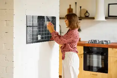 Magnetická popisovací tabule rozvrh hodin