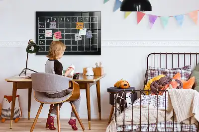 Magnetická popisovací tabule rozvrh hodin