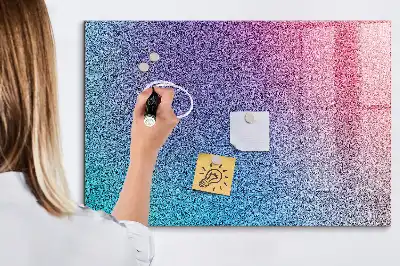 Magnetická tabule na kreslení s gradientním vzorem