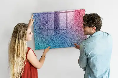 Magnetická tabule na kreslení s gradientním vzorem