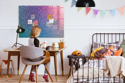 Magnetická tabule na kreslení s gradientním vzorem