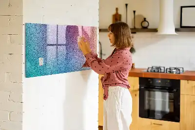 Magnetická tabule na kreslení s gradientním vzorem