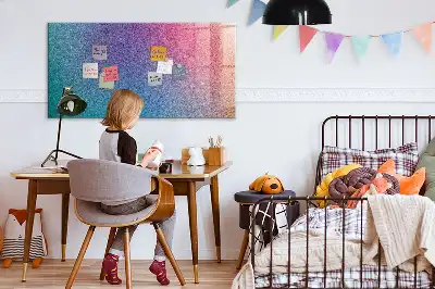 Magnetická tabule na kreslení s gradientním vzorem