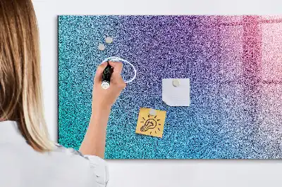 Magnetická tabule na kreslení s gradientním vzorem
