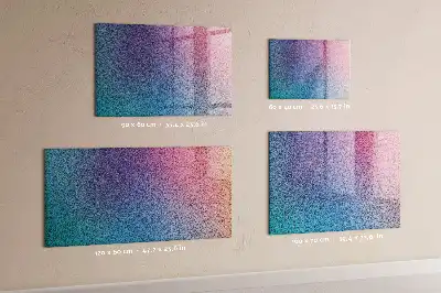 Magnetická tabule na kreslení s gradientním vzorem