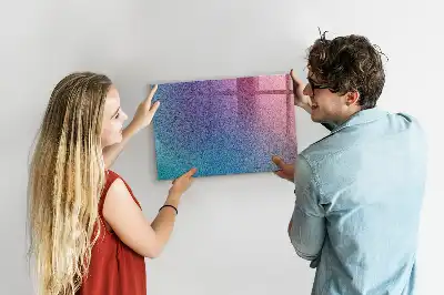 Magnetická tabule na kreslení s gradientním vzorem