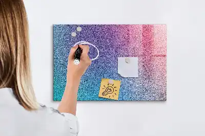 Magnetická tabule na kreslení s gradientním vzorem