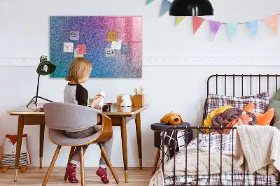 Magnetická tabule na kreslení s gradientním vzorem