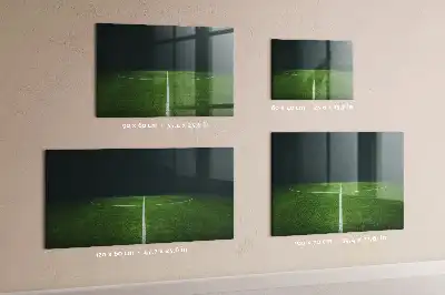 Magnetická popisovací tabule s motivem fotbalového hřiště