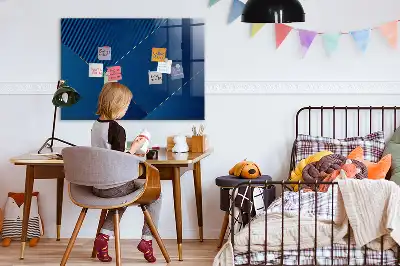 Magnetická popisovací tabule dekorativní abstrakce