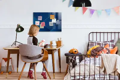 Magnetická popisovací tabule dekorativní abstrakce