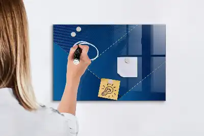 Magnetická popisovací tabule dekorativní abstrakce