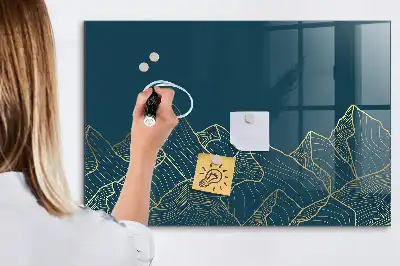 Magnetická kreslicí tabule motivy hor
