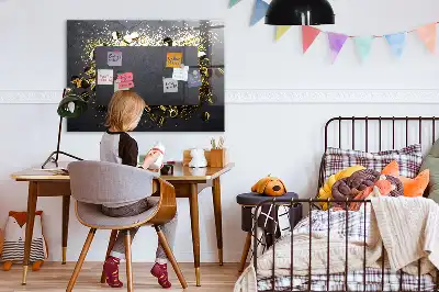 Magnetická tabule na kreslení zlaté konfety