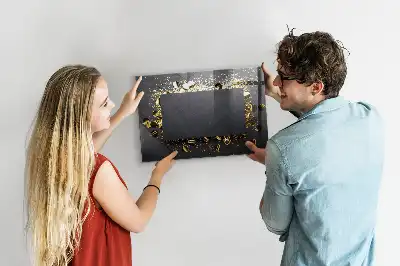 Magnetická tabule na kreslení zlaté konfety