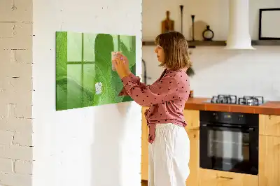 Magnetická popisovací tabule v designu moderní vlny