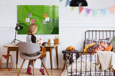 Magnetická popisovací tabule v designu moderní vlny