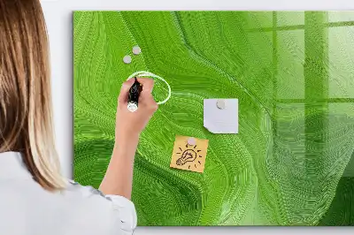 Magnetická popisovací tabule v designu moderní vlny