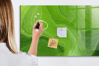Magnetická popisovací tabule v designu moderní vlny
